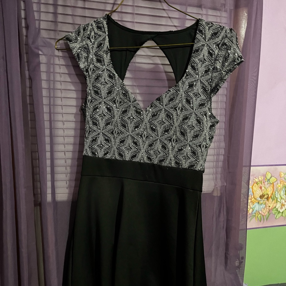 Glitter black dress